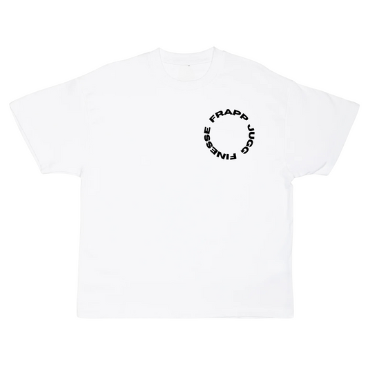 T-SHIRT FRAPP, JUGG, FINESSE BLANC